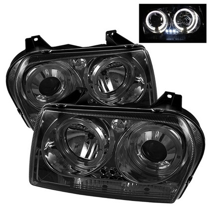 Spyder Projector Smoke Headlights 09-10 Chrysler 300 - Click Image to Close